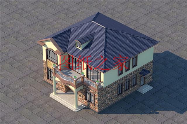 二層農村別墅，占地140平米卻有5個臥室，全家人都能住得下，快來看看吧！