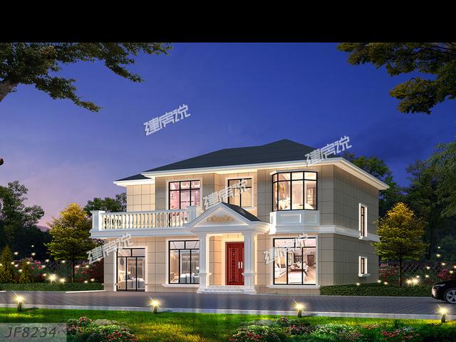 三棟農(nóng)村二層別墅設(shè)計(jì)圖，精致漂亮，實(shí)用，見過的人都說好，好戶型錯(cuò)過可惜了