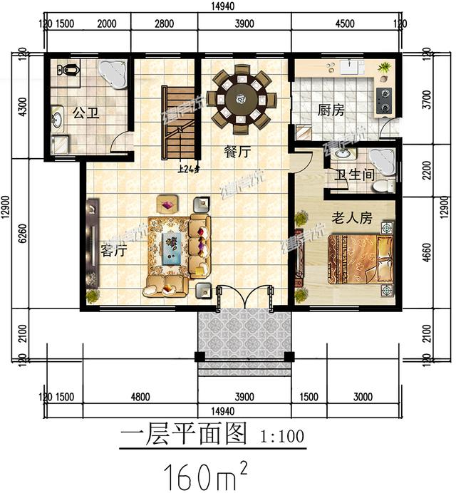三棟農(nóng)村二層別墅設(shè)計(jì)圖，精致漂亮，實(shí)用，見過的人都說好，好戶型錯(cuò)過可惜了