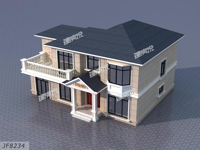 三棟農(nóng)村二層別墅設(shè)計(jì)圖，精致漂亮，實(shí)用，見過的人都說好，好戶型錯(cuò)過可惜了