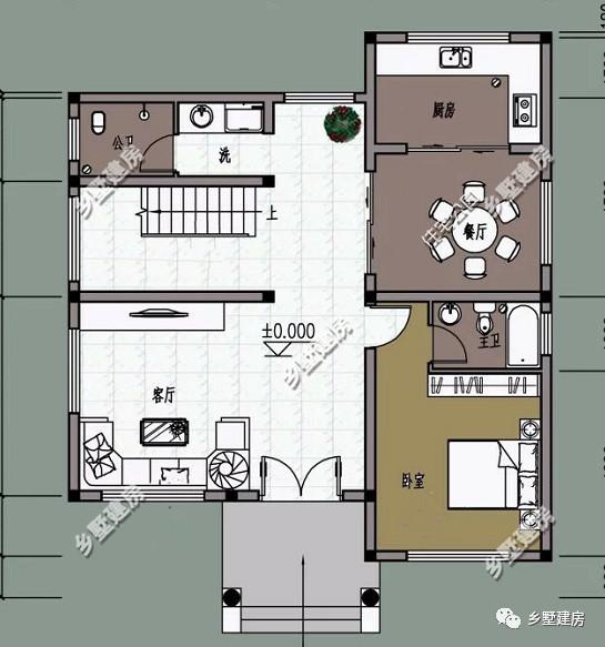 2款11X12米農(nóng)村自建房，精美別致，第二款只要20萬！