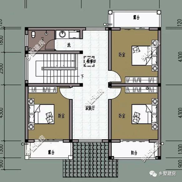 2款11X12米農(nóng)村自建房，精美別致，第二款只要20萬！