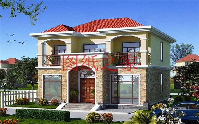 占地120平的5款經(jīng)典別墅設(shè)計(jì)圖，戶型布置方便實(shí)用，大家都喜歡。