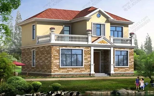 12×10米農(nóng)村二層自建房，帶大露臺(tái)，簡(jiǎn)潔而不失雅致，造價(jià)25萬！