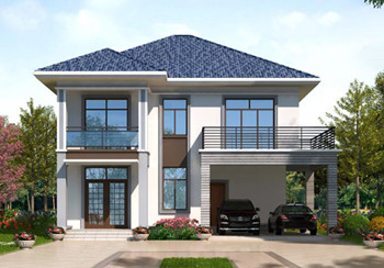 中國最好看的二層農(nóng)村房子圖片及施工圖紙,20萬現(xiàn)代風格