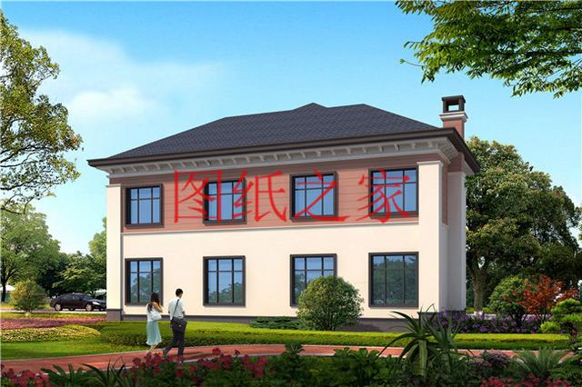 占地160平方米左右的農村二層自建房，精致美觀又實用，年輕人也喜歡！