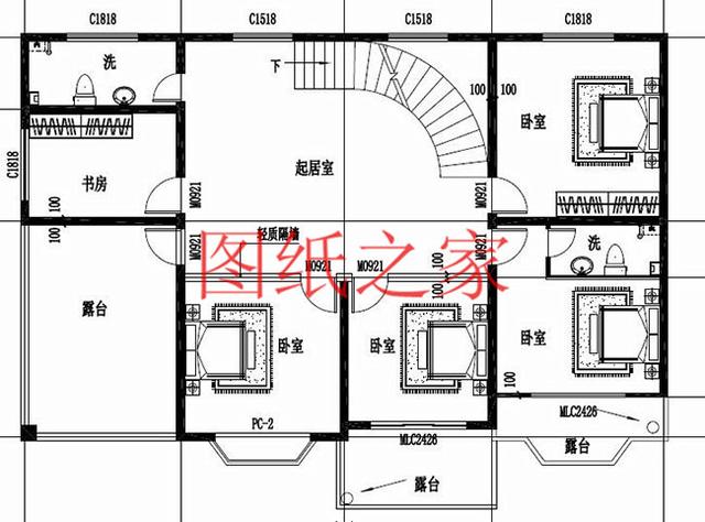 占地160平方米左右的農村二層自建房，精致美觀又實用，年輕人也喜歡！