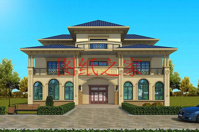 大戶型的農村三層別墅，經典設計永不過時，滿足你一輩子的需求！