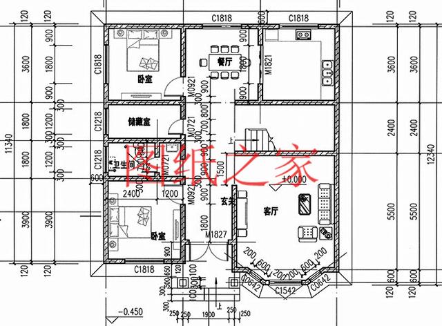 新穎別致的二層農村別墅，占地130平米，蓋起來絕對有面子！