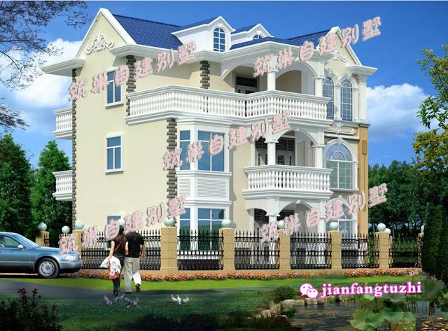 占地150平農村三層別墅設計圖，美觀實用，清新大方，空間利用率高，特別適合農村建房。