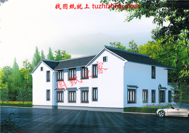 5套四合院別墅設計圖，現代與中式結合，秒殺歐式別墅！