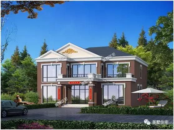 5款農村二層別墅設計圖，內部布局合理舒適，而且外觀時尚美觀，回家建一棟很不錯。