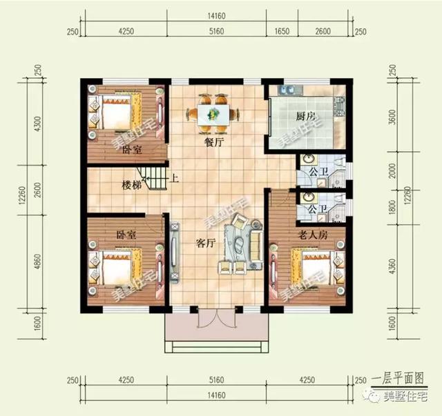 5款農村二層別墅設計圖，內部布局合理舒適，而且外觀時尚美觀，回家建一棟很不錯。