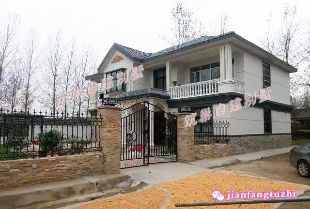 實拍14x11米二層農村自建房，戶型簡潔實用，室內布局合理緊湊，非常適合農村建房。