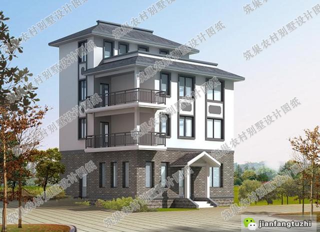 兩套占地100平以內的農村自建房，戶型1屬于中式風格，戶型2是流行的歐式風格，一起來看看。