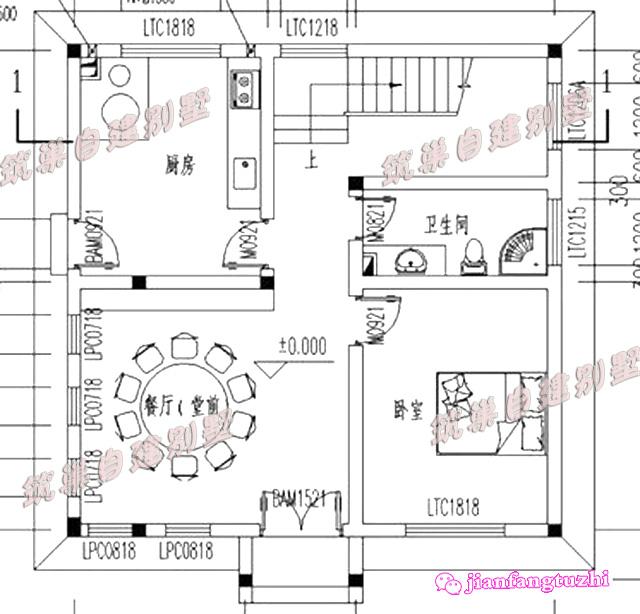 兩套占地100平以內的農村自建房，戶型1屬于中式風格，戶型2是流行的歐式風格，一起來看看。