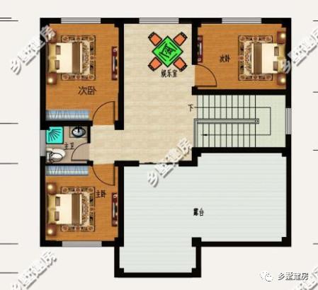 下半年新款三層農村自建房，方便實用，臥室多，農村蓋房就選它！