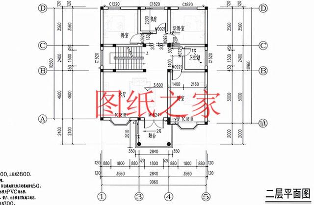 3款占地110平方米多臥室設計的別墅設計圖，人口再多也住的下！