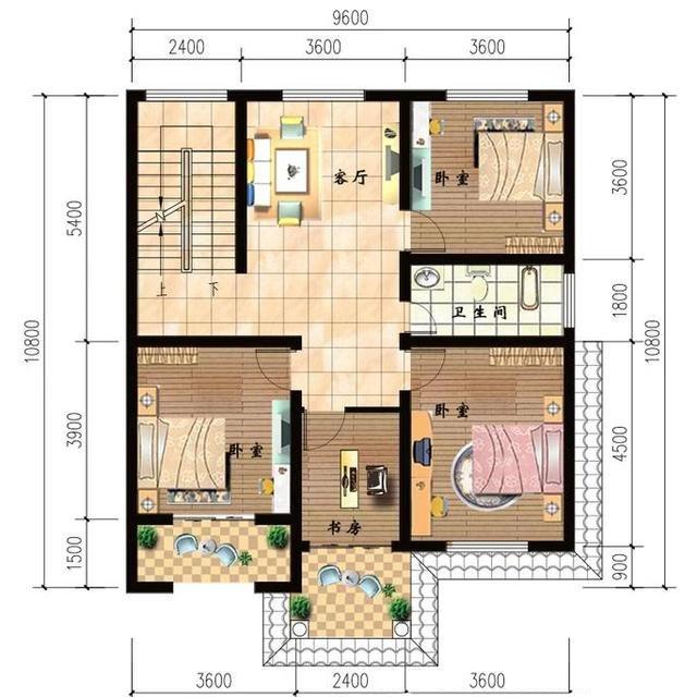 推薦2款開間都是10米的農(nóng)村別墅設(shè)計圖，豪華大氣，一款二層結(jié)構(gòu)，一款三層結(jié)構(gòu)，真的很實用。