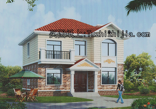 新農(nóng)村二層樓房圖片造價(jià)12萬(wàn)，挑一套回家建房吧！