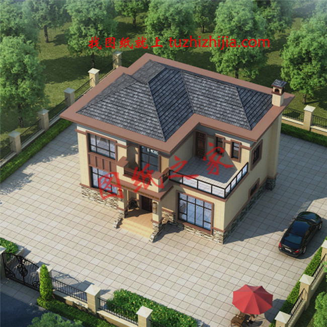 新農(nóng)村二層樓房圖片造價(jià)12萬(wàn)，挑一套回家建房吧！