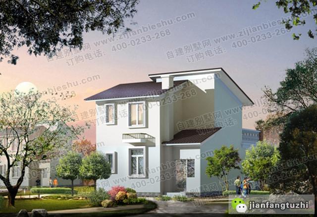 4款造價低，占地小，別墅設計圖（含建筑結構水電圖）