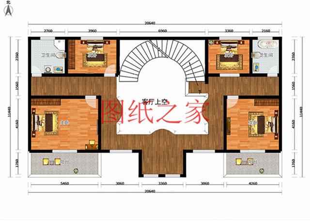 超大戶型，時尚現(xiàn)代的二層別墅設計圖，建成后您一定喜歡