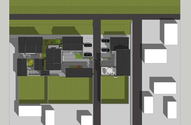 新中式民俗別墅設計圖，可用于民宿，也可商用。