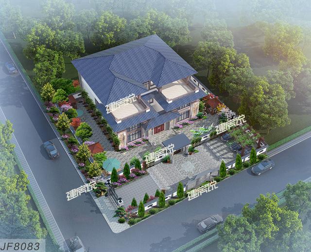 豪華中式別墅設計圖，獨特建筑讓人羨慕不已！