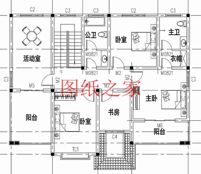 25萬占地150平的二層別墅設(shè)計(jì)圖，簡單大氣造價(jià)低。