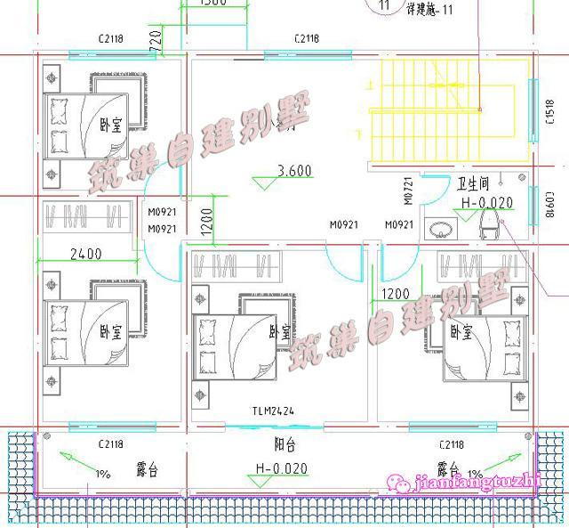 8套130平米二層別墅設計圖，您更喜歡哪一款？