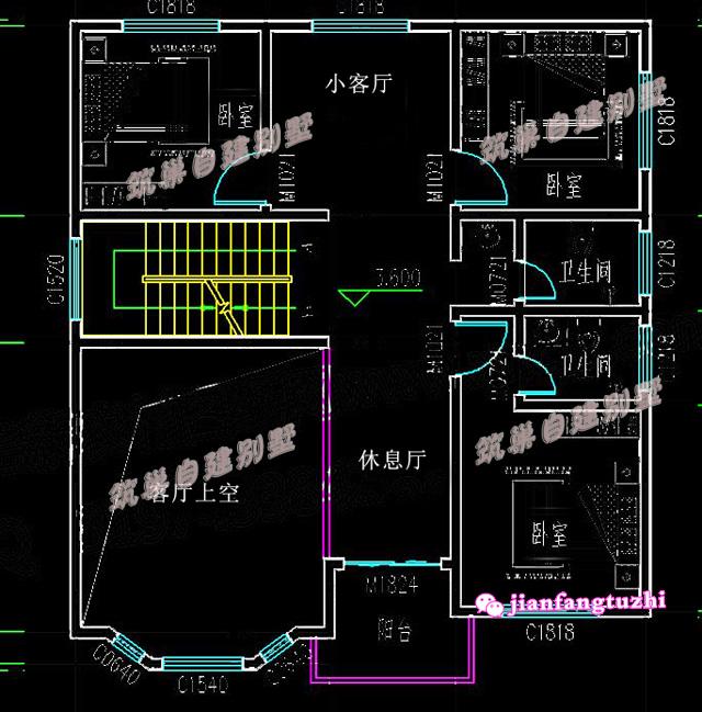 8套130平米二層別墅設計圖，您更喜歡哪一款？