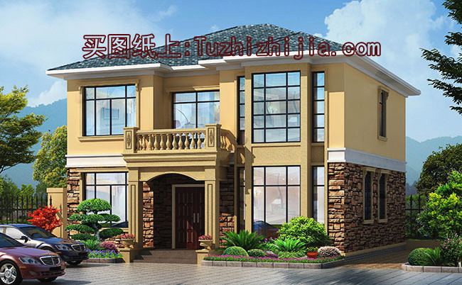 120平米農村房屋設計圖，一到三層別墅戶型都有！