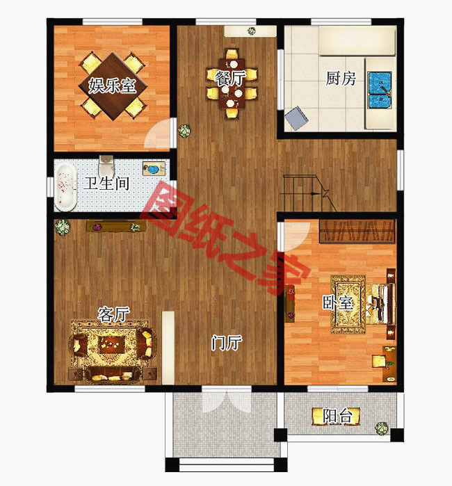 120平米農村房屋設計圖，一到三層別墅戶型都有！