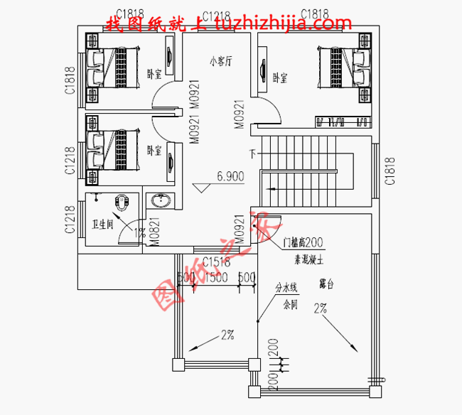 120平米農村房屋設計圖，一到三層別墅戶型都有！