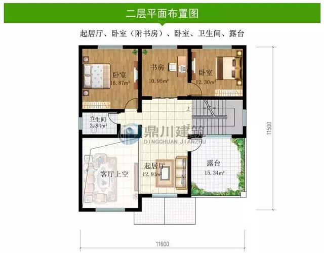 三層復式別墅設計圖，挑空客廳設計+堂屋，低調而不奢華