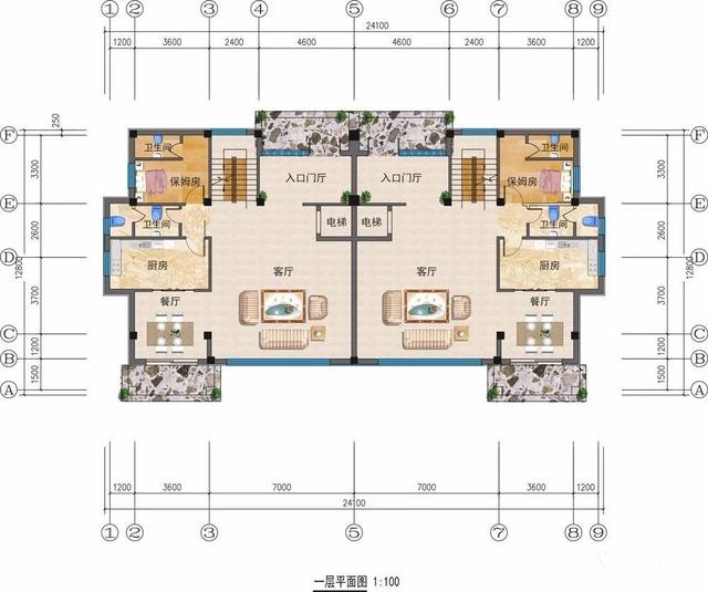 豪華別墅設計圖，蓋自己的房讓別人羨慕去吧！