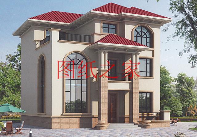 120平米三層別墅設計圖，新穎獨特、簡約大氣，幾十年也不會過時！