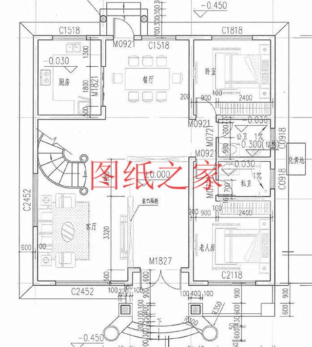 120平米三層別墅設計圖，新穎獨特、簡約大氣，幾十年也不會過時！