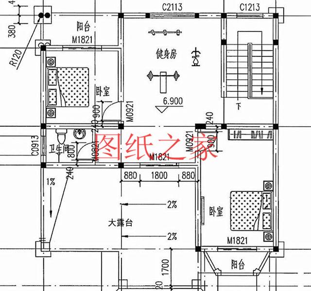 120平米三層別墅設計圖，新穎獨特、簡約大氣，幾十年也不會過時！