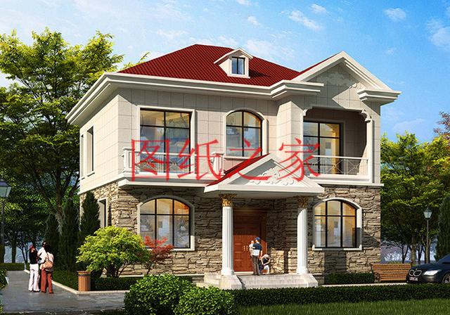 占地100平左右的農村自建房，造價只要20萬，喜歡就收了它吧！