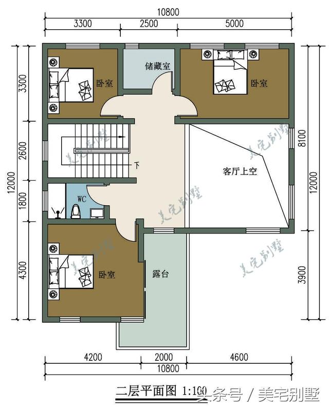 田園小別墅設計圖，10.8X12挑空客廳，您喜歡嗎？