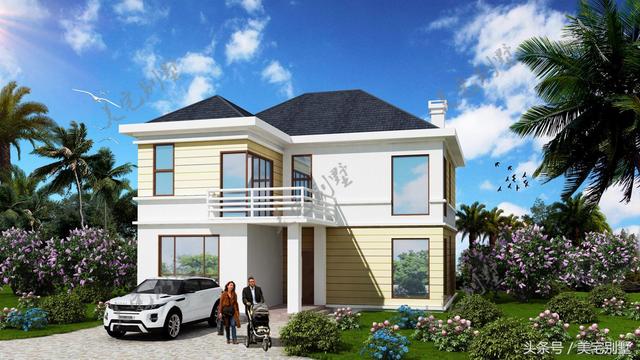 田園小別墅設計圖，10.8X12挑空客廳，您喜歡嗎？