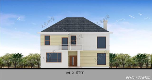 田園小別墅設計圖，10.8X12挑空客廳，您喜歡嗎？