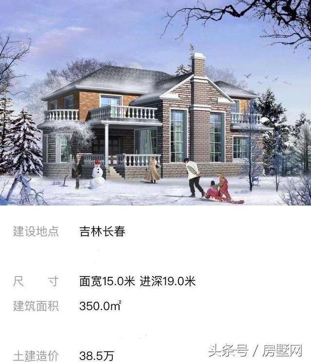 北方雪景別墅設計圖，猶如置身童話世界，非常夢幻！