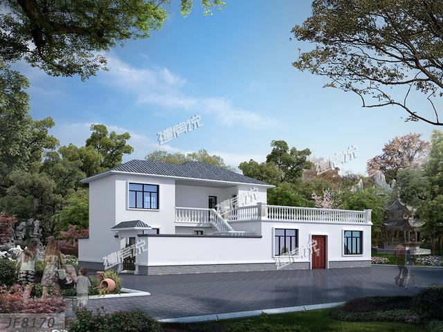 30幾萬建大露臺帶庭院的別墅設計圖，現在入手為時不晚。