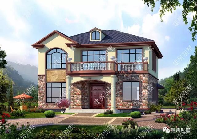 小面積的兩層農(nóng)村自建房，造價低，值得參考。