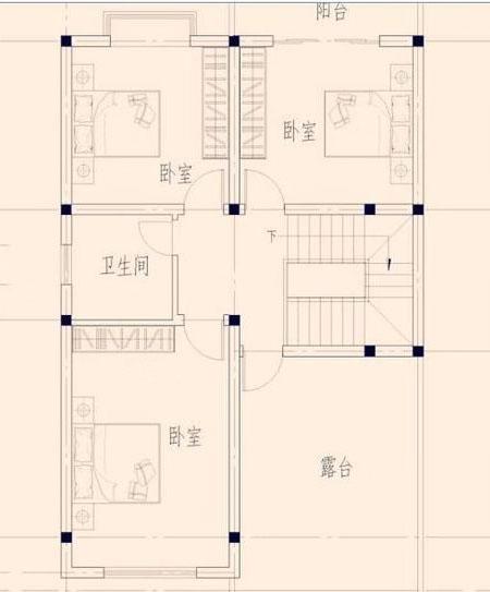 開間8、9米的兩款自建房，占地小，格局優(yōu)良，值得參考。