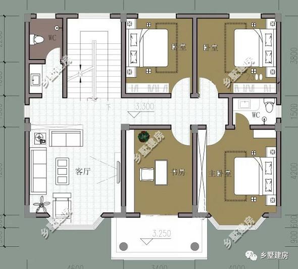11X12米農村自建房，設計親民，麻雀雖小，五臟俱全。