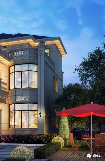 三層帶車庫的別墅設計圖，造價30W，享受優質生活！